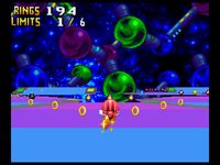 Knuckles Chaotix sur Sega Megadrive 32X